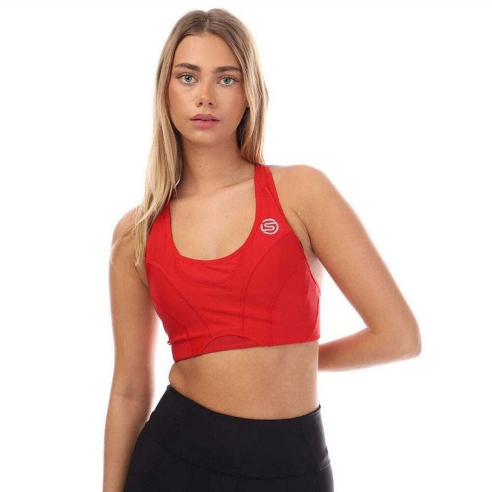 Skins Womens/Ladies Series-3 Sports Bra / Red